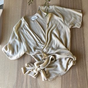 Yoli and Otis Isibeal Wrap Top